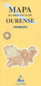 Mapa provincia Ourense